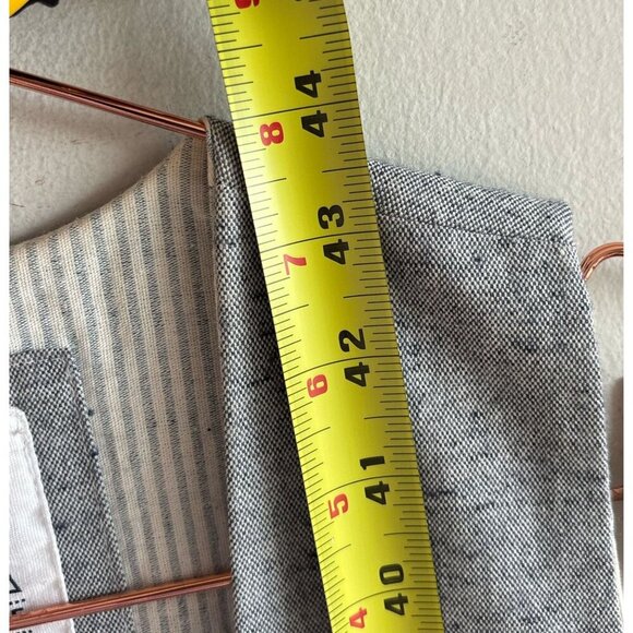 Nomad Tribe Women Sleeveless Two Side Slip Long Vest Sweater Gray Size Medium - Picture 5 of 9